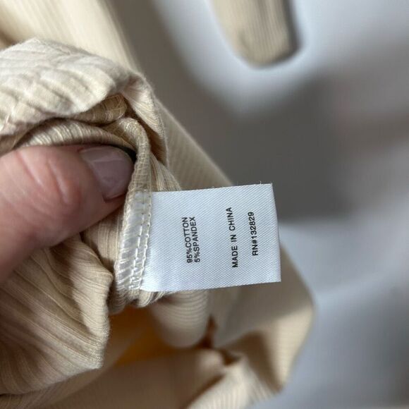 Superdown Revolve Dana Wrap Mini Dress in Nude Beige Size XS NWT Classic Clean - Picture 12 of 14